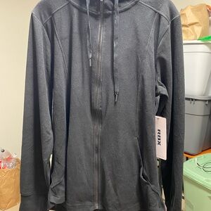 RBX Black  Zip-Up Hoodie Sweater